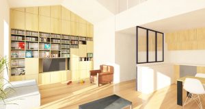 Rénovation d’un appartement par l'architecte Deric fourie à Marseille