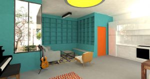 Rénovation d'une maison de ville par l'architecte Deric fourie à Marseille