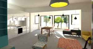 Rénovation d'une maison de ville par l'architecte Deric fourie à Marseille