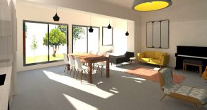 Rénovation d'une maison de ville par l'architecte Deric fourie à Marseille