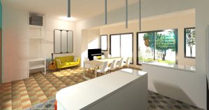 Rénovation d'une maison de ville par l'architecte Deric fourie à Marseille