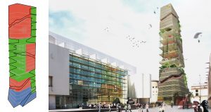 Concevoir une GRATTE CIELpar l'architecte Deric fourie à Marseille