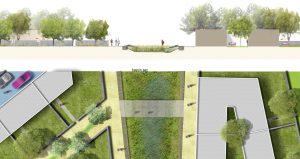 Projet urbain par l'architecte Deric fourie à Marseille