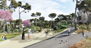 Aménagement des espaces extérieurs par l'architecte Deric fourie à Marseille